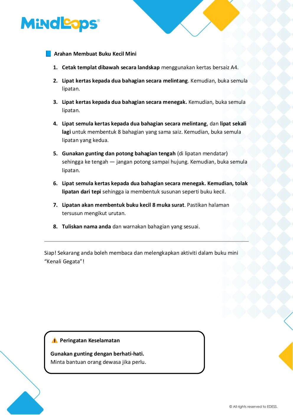Buku Mini Gegata